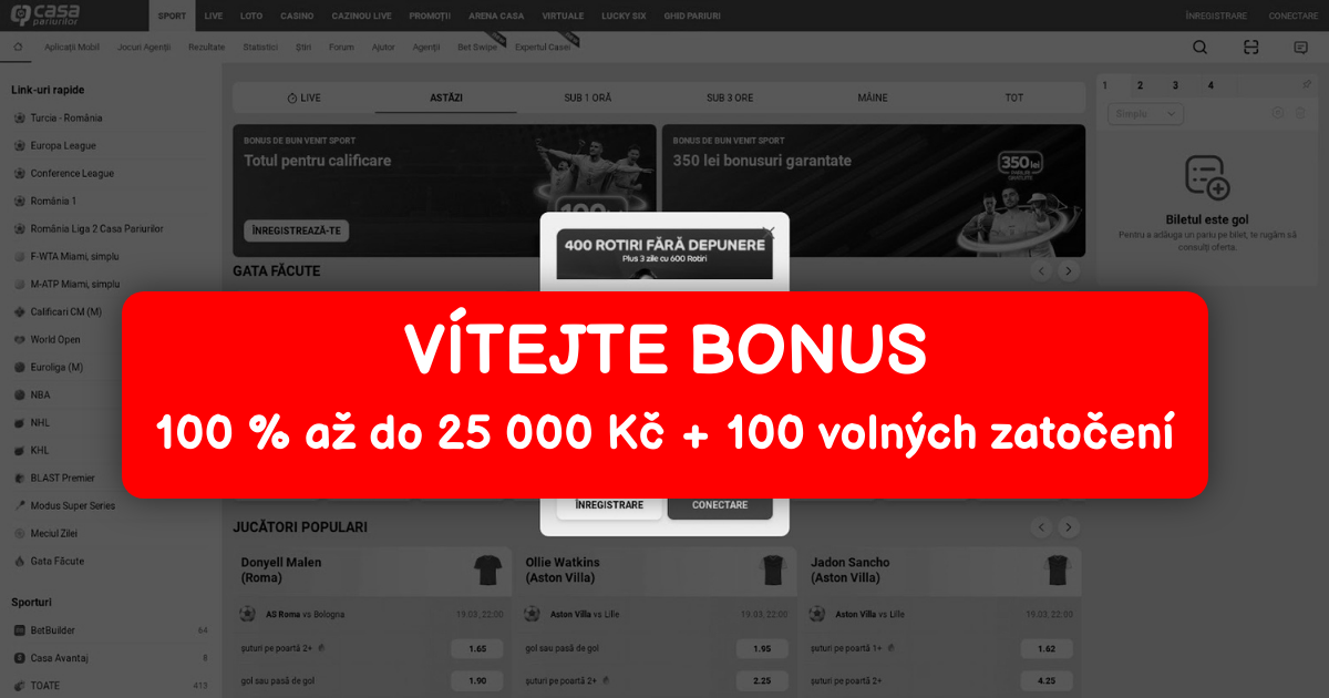 Casapariurilor Casino: Mobilní bonusy a top hry NetEnt