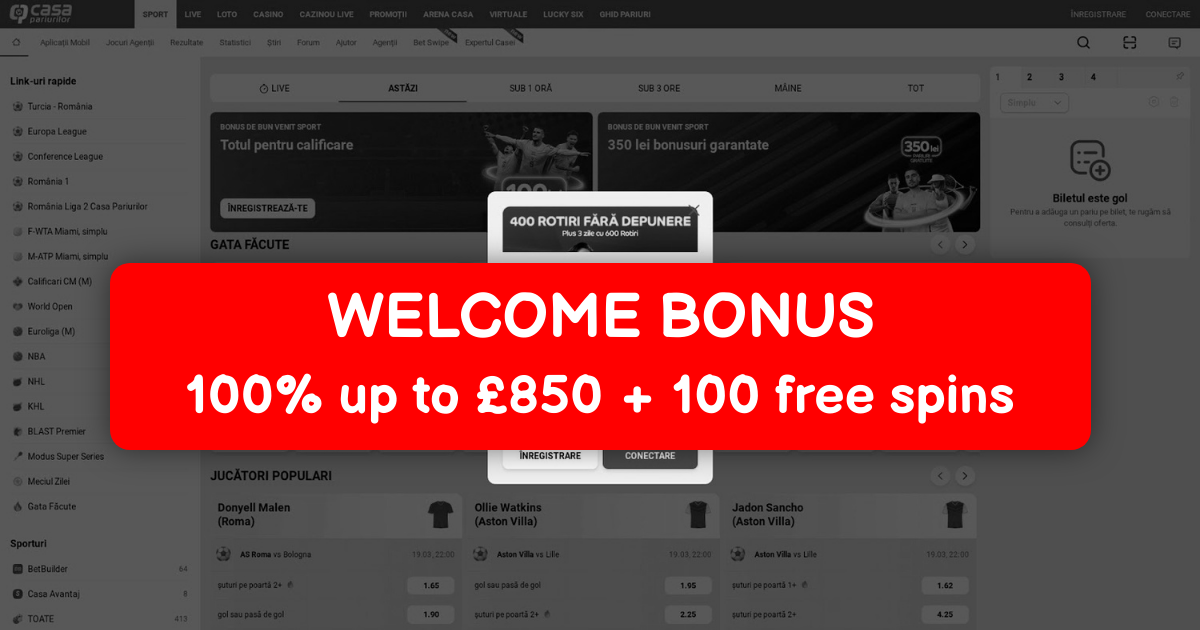Casapariurilor Casino - Top Games & Mobile Bonus