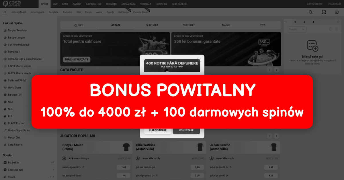 Casapariurilor Casino: Bonus Mobilny i Najlepsze Gry
