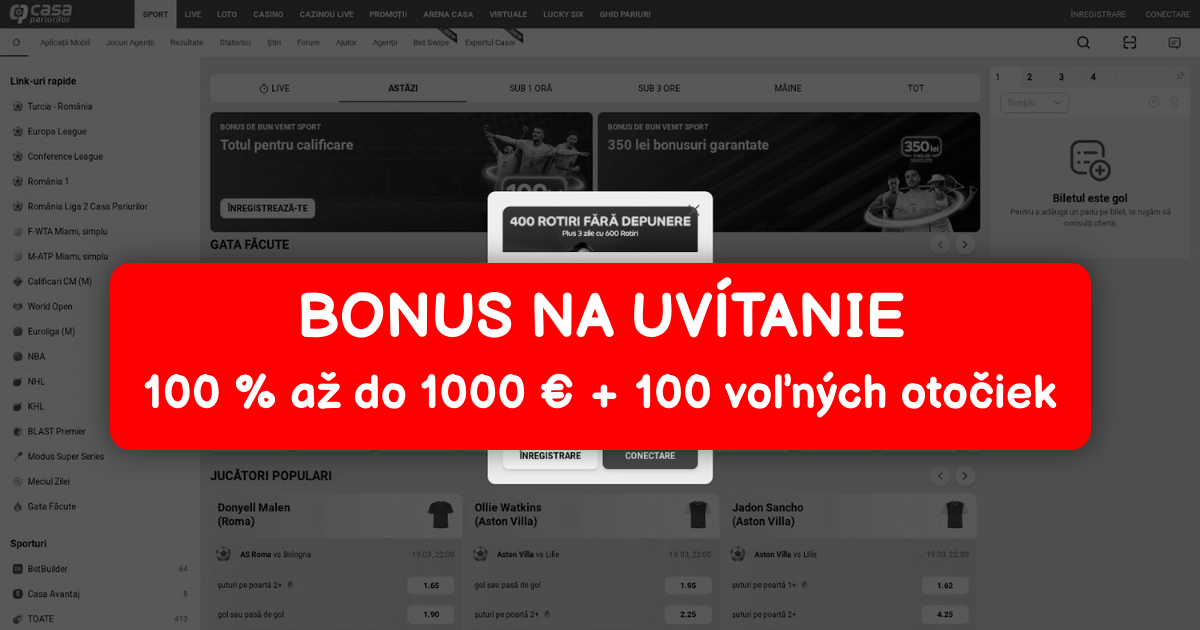 Casapariurilor Casino - Mobilný Bonus: Top Hry NetEnt & Pragmatic